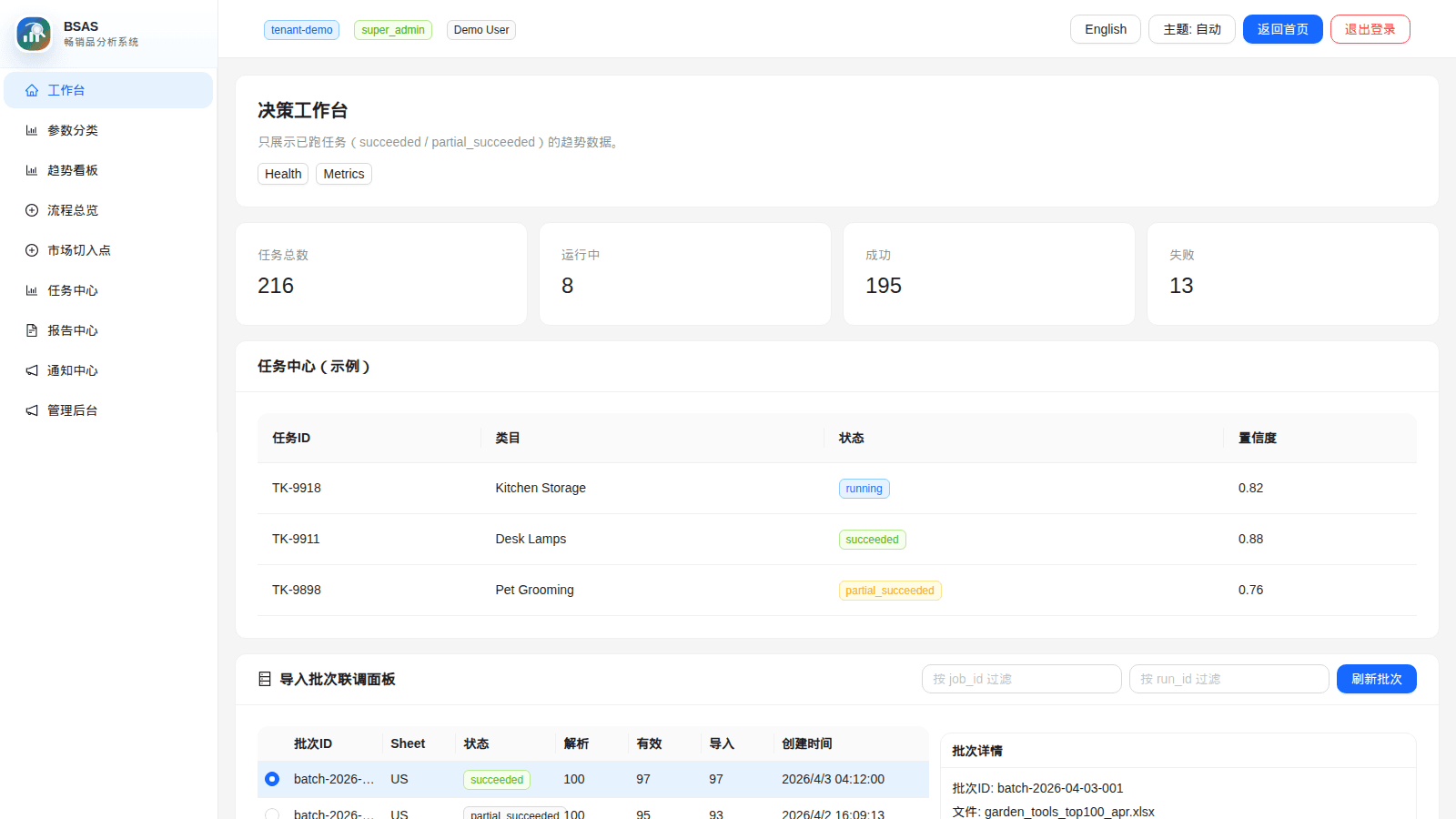BSAS workspace hero preview